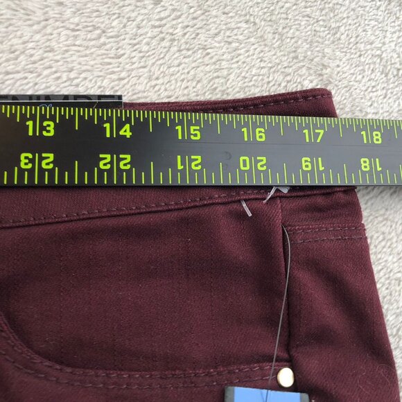 NWT Apt. 9 Women’s Pants Size 12 Skinny Leg Modern Fit Classic Casual Red Ankle - Picture 7 of 16